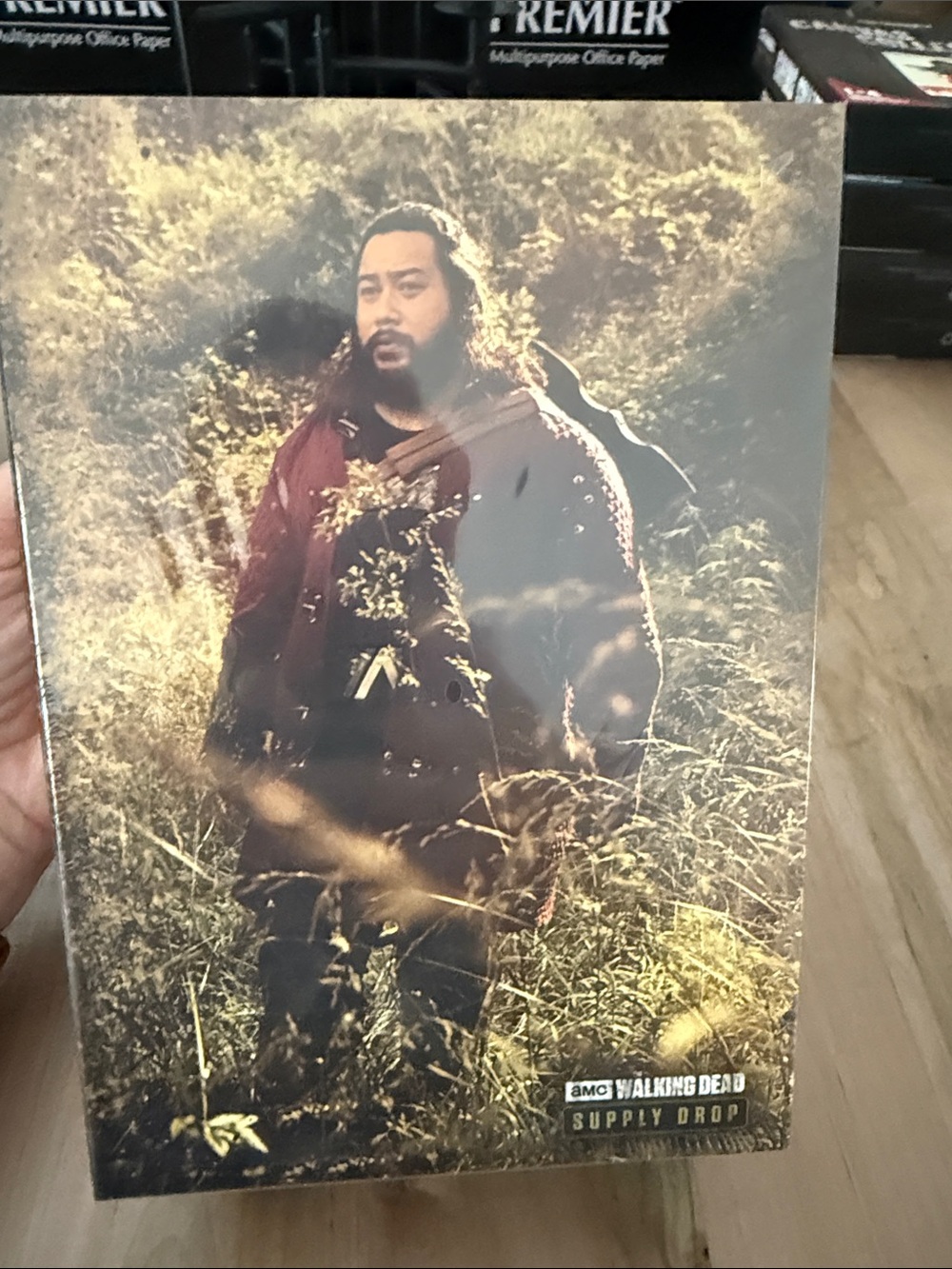 The Walking Dead Supply Drop Action Figure - Black/Brown Coat